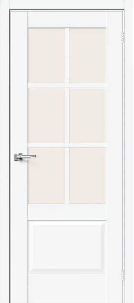 Фото Межкомнатная дверь Прима-13.0.1 White Silkwood BR5962