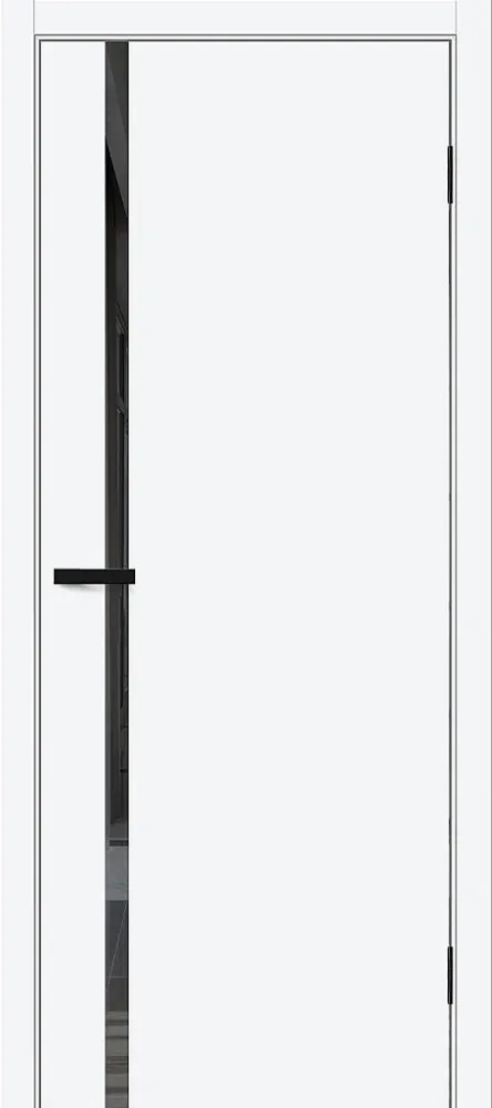 Межкомнатная дверь Браво-0.40 П White Silk BR6192